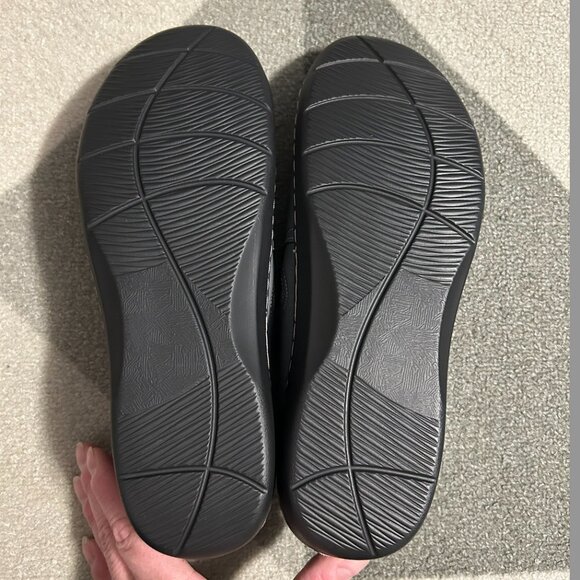 LAZYPOP Gray Classic Comfort Leather Loafers Women's Size 9.5 - Picture 13 of 14